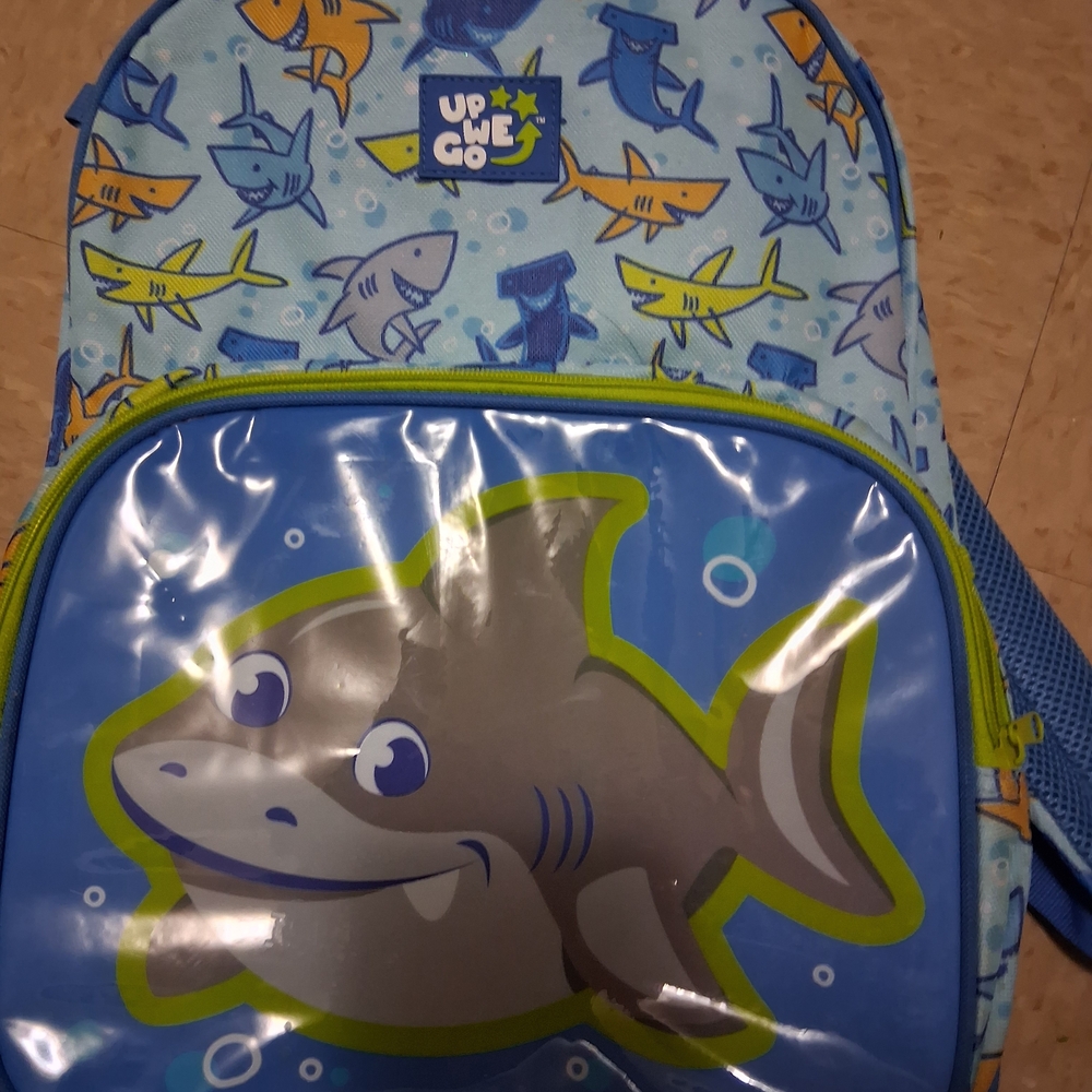 Shark Print Kids Backpack